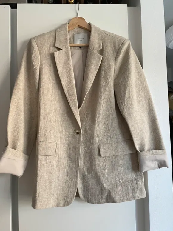 Neo Noir blazer i sand/beige farve