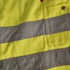 Neon gul arbetsshorts C58 med reflex
