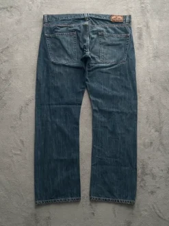 Niebieskie jeansy y2k vintage olderbrothercore
