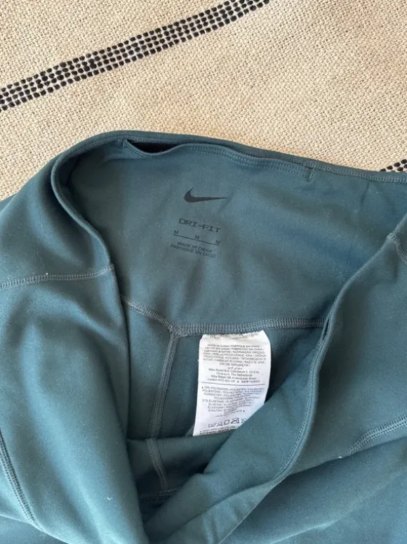 Nike one leggings str M flaskegrøn
