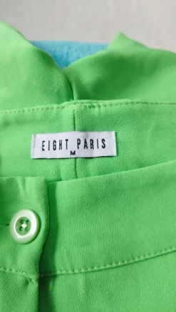 Nowe eleganckie piękne viral spodnie zielone proste Eight Paris r. M 38