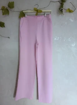 Nowy stylowy elegancki różowy komplet damski 40 L