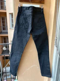 Nudie Jeans - Gritty Jackson Dry Onyx – Black Selvedge Denim - 29/30