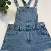 Ogrodniczki jeansowe Cropp vintage denim short overalls Y2K S/36