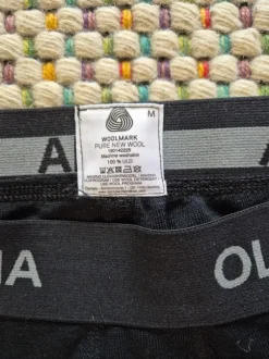 Olympia uld lange underbukser M sort