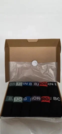 Oöppnat 12-pack Björn Borg Boxershorts – Storlek L