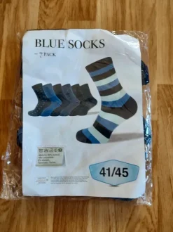 7pack nya strumpor storlek 41-45