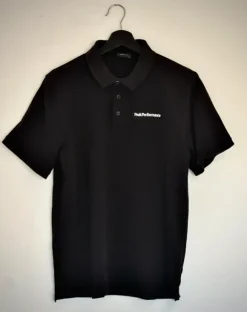 Peak Performance M Polo – Svart, storlek Large 100% Cotton