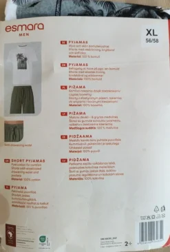 Piżama męska rozmiar XL