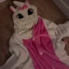 piżama onesie bloosie jednorożec na guziki i zamkiem z tyłu Cropp