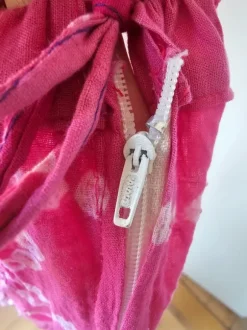 Pink boho gulvlang nederdel fra Bali