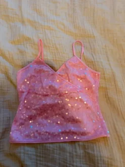 Pink top - pink politi kostume