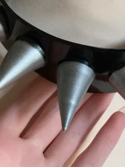 Plastic spiky choker