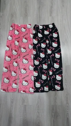 Pluszowy zestaw spodni hello Kitty pijamas dla par