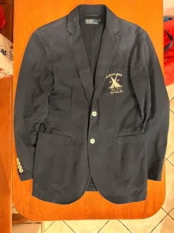 Polo Ralph Lauren Navy Blazer – Size L – Classic Crest Logo
