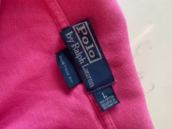 Polo Ralph Lauren pikétröja herr L rosa