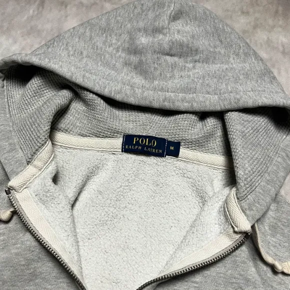 Polo Ralph Lauren Zip Up Hoodie Grey Bluza rozpinana Ralph Lauren trendy aesthetic pinterest