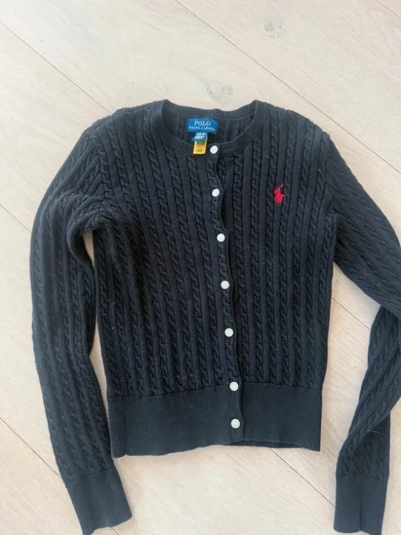 Populär kofta Ralph Lauren. Svart. 8-10 år. Barn. Storlek 134