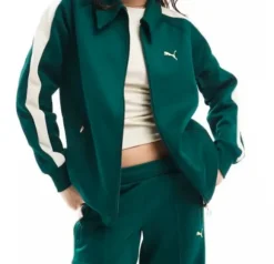 Puma T-7 dark green jacket XS