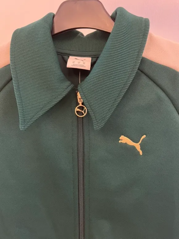 Puma T-7 dark green jacket XS