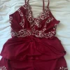 Röd intimissimi pyjamas set