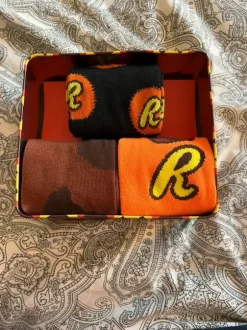 Reese’s socks and box