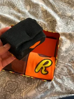 Reese’s socks and box
