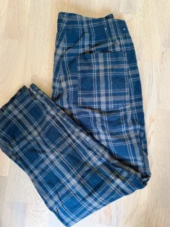Rutiga flanellbyxor