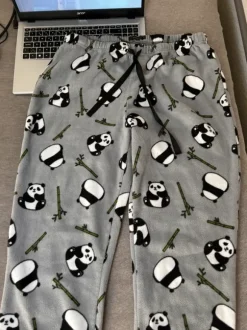 Søde og bløde grå pyjamasbukser