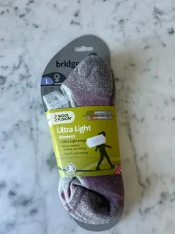 Size 41-43 Bridgedale Ultra Light Women’s warm weather walking/hiking socks