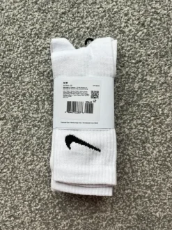 skarpety | nike | nowe z metką | rozmiar 38-42 | dri - fit | bawełna | białe
