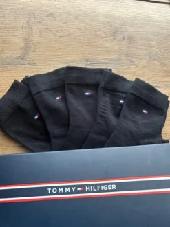 Skarpety Tommy Hilfiger 5-pak 39-42 czarne w pudełku