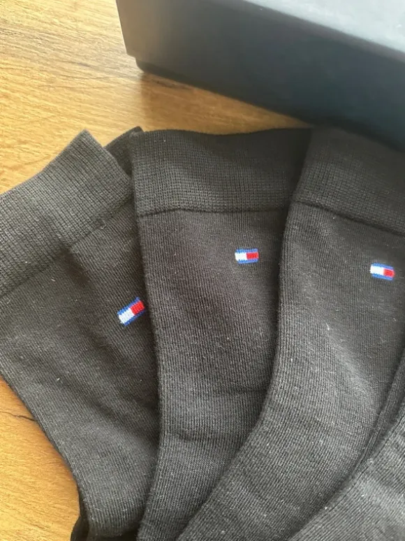 Skarpety Tommy Hilfiger 5-pak 39-42 czarne w pudełku
