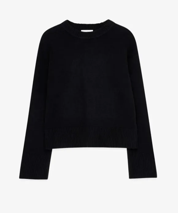 Sort NA-KD strik 100% uld