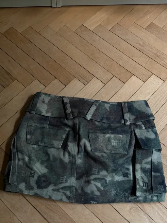 Spódniczka mini skirt misbhv moro camo monogram aesthetic y2k opium