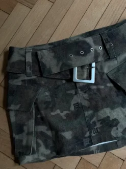 Spódniczka mini skirt misbhv moro camo monogram aesthetic y2k opium