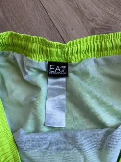 Spodenki EA7 emporio armani zielone jasne spodenki na plażę i do plywania