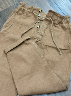 Spodnie bawełniane pull&bear 38