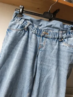 Spodnie dżinsowe luźne, dżinsy ciążowe h&m M