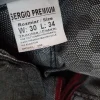 Spodnie eleganckie Sergio Premium W30 – slim, krata, ciemnoszare