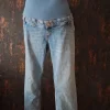 Spodnie jeans ciążowe ciąża rozmiar xl
