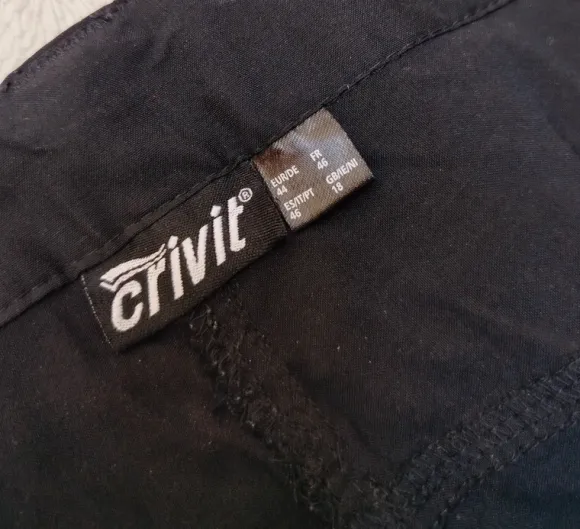 Spodnie trekkingowe damskie Crivit 44 2XL XXL czarne