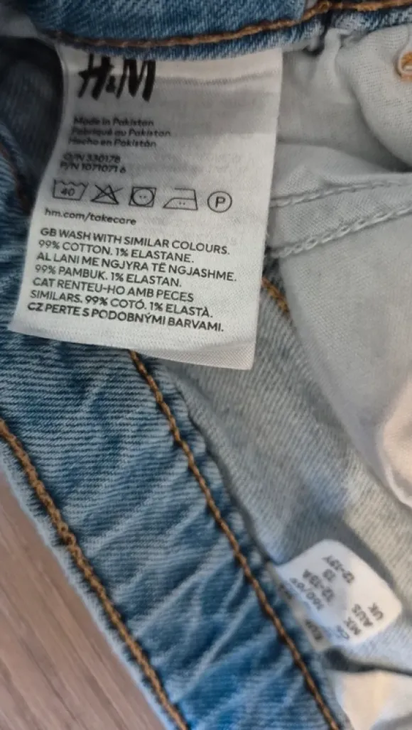 Straight multicoloured Jeans