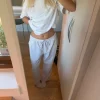 Stribede pyjamas bukser