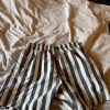 Stribet badeshorts
