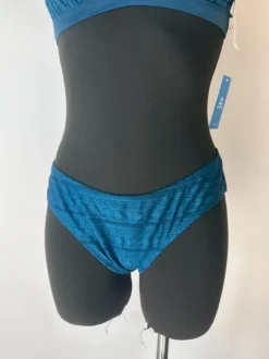 Strój kąpielowy bikini rozmiar S niebieskie wiązane