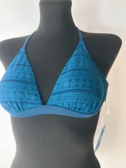 Strój kąpielowy bikini rozmiar S niebieskie wiązane