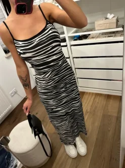 Sukienka basicowa casualowa maxi długa we wzory print zebra classy girl 40/L