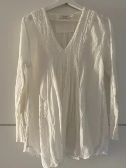 Superfin blus tunika Rabens Saloner offwhite stl M
