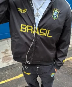 Svart brasilien jacka